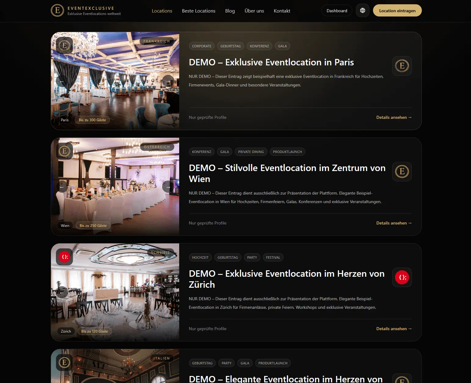 Optimiser votre annonce Event Location pour recevoir plus de demandes